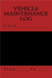 Vehicle Maintenance Log