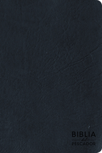 RVR 1960 Biblia del Pescador letra grande, azul símil piel