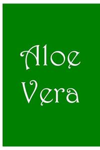 Aloe Vera - Green Personalized Journal / Notebook / Blank Lined Pages