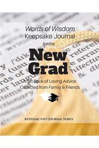 Words of Wisdom Keepsake Journal for the New Grad