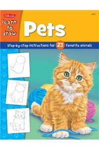 Pets: Step-By-Step Instructions for 23 Favorite Animals: Learn To Draw And Color 23 Favorite Animals, Step By Easy Step, Shape By Simple Shape!