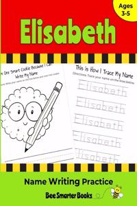 Elisabeth Name Writing Practice