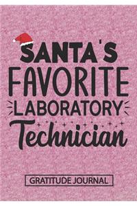 Santa's Favorite Laboratory Technician - Gratitude Journal