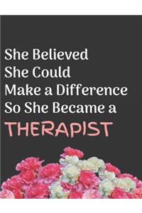 She Believed She Could Make a Difference So She Became a Therapist