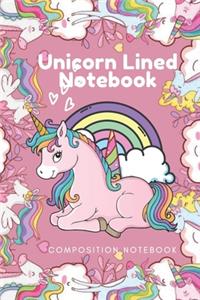 Unicorn Lined Notebook - Composition Notebook
