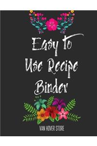 Easy to Use Recipe Binder