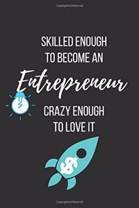 Skilled Enough to Become an Entrepreneur Crazy Enough to Love It