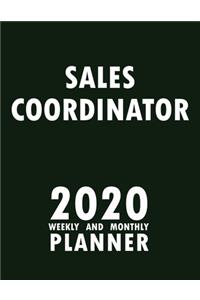 Sales Coordinator 2020 Weekly and Monthly Planner