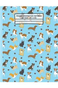 Dogs Primary Composition Notebook