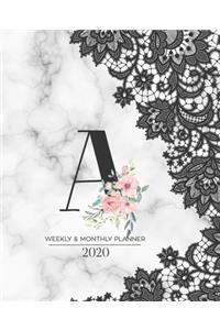 Weekly & Monthly Planner 2020 A