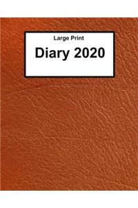 Large Print Diary 2020