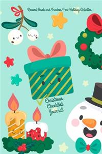 Christmas Checklist Journal