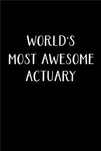 World's Most Awesome Actuary