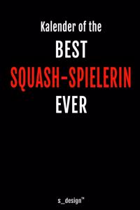 Kalender für Squash Spieler / Squash-Spielerin