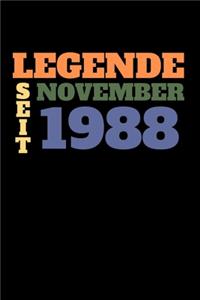 Legende seit November 1988