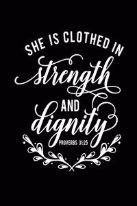 She is Clothed in Strength and Dignity