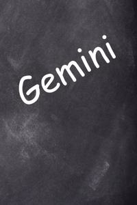 2020 Daily Planner Gemini Zodiac Horoscope Chalkboard 388 Pages