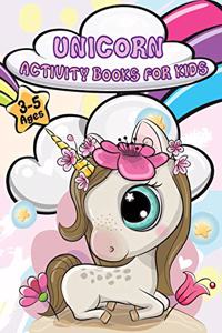 Unicorn Activity Books For Kids Ages 3-5