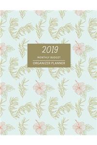 2019 Monthly Budget Planner Organizer