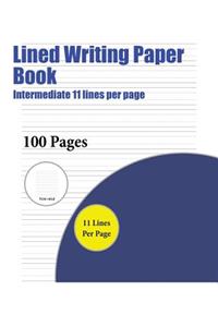 Lined Writing Paper Book