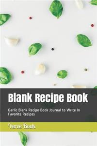 Blank Recipe Book