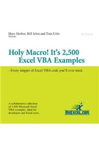 Holy Macro! It's 2,500 Excel VBA Examples