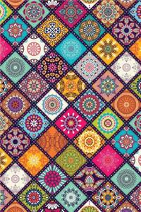 Journal Notebook Colorful Mandala Pattern 1