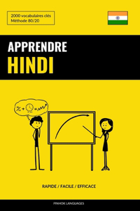 Apprendre l'hindi - Rapide / Facile / Efficace