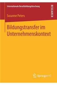 Bildungstransfer im Unternehmenskontext
