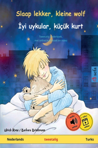 Slaap lekker, kleine wolf - İyi uykular, küçük kurt (Nederlands - Turks)
