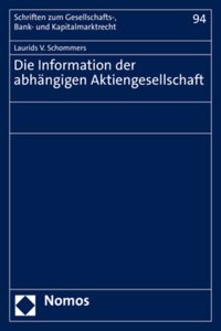 Die Information Der Abhangigen Aktiengesellschaft