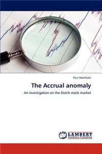 Accrual anomaly