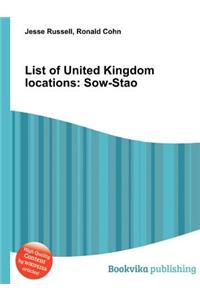 List of United Kingdom Locations