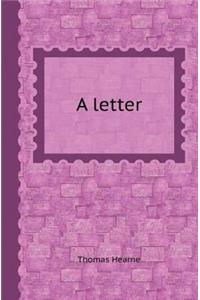 A Letter