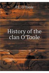 History of the Clan O'Toole