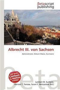 Albrecht III. Von Sachsen