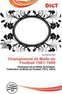 Championnat de Malte de Football 1987-1988