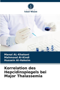 Korrelation des Hepcidinspiegels bei Major Thalassemia