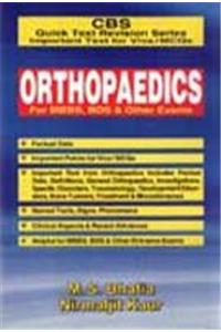 Orthopaedics, For Mbbs,Bds & Other Exams, Cbs Quick Text Rev. Series