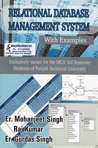 Relational Database Management System with Examples 3rd Sem. MCA PTU