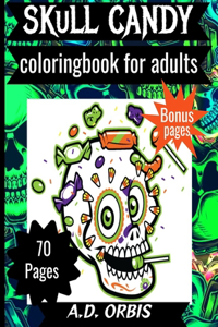 SKULL CANDY coloring book for adults