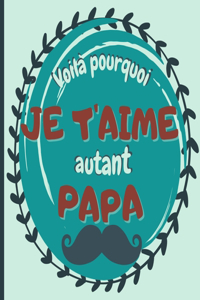 Voilà pourquoi je t'aime autant papa