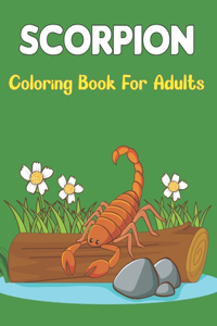 Scorpion Coloring Book For Adults
