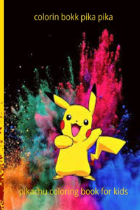 pikachu coloring book for kids