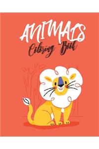 Animals coloring book