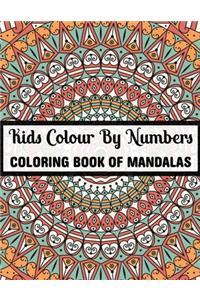 Kids Colour By Numbers Coloring Book Of Mandalas