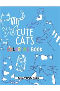 Cute Cats Coloring Book