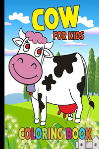 Cow Coloring Book For Kids