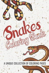 Snakes Coloring Book