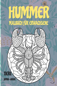 Malbuch für Erwachsene - Jumbo-Größe - Tiere - Hummer